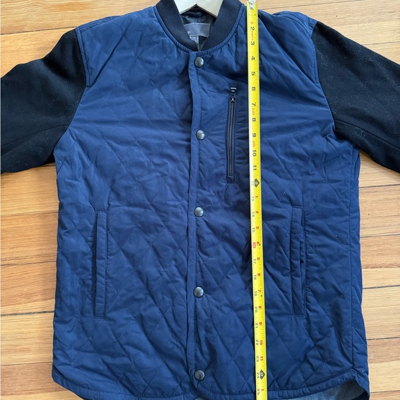 Vince Mixed-Media Wool Bomber Jacket - Picture 3 of 7